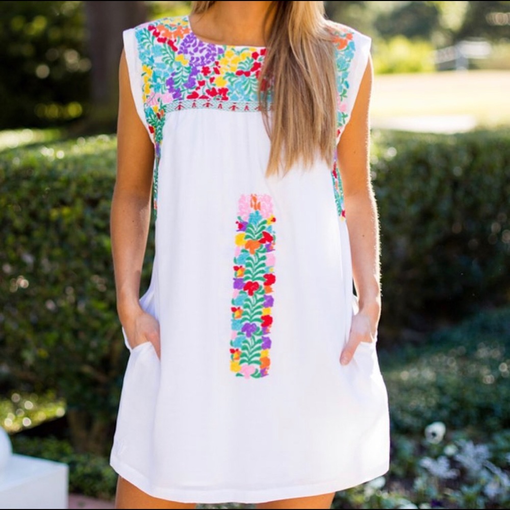 Embroidered Marie Dress J Marie Collections